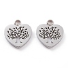 Non-Tarnish 304 Stainless Steel Charms LS-STAS-Y002-05P-1