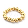 Brass Beaded Sretch Bracelets for Women BJEW-G736-13G-2