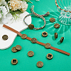 40Pcs Tibetan Style Zinc Alloy Slide Charms FIND-PH0061-43AB-4