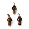 Natural Tiger Eye Mushroom Pendants G-D311-02AB-11-1