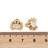 Ocean Theme Brass Micro Pave Cubic Zirconia Charms X1-KK-F902-08K-G-3