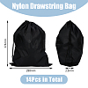 Nylon Shoes Storage Drawstring Bags ABAG-WH0038-40-2