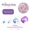 240G 8 Colors AB-Color Plated DIY 3D Nail Art Decoration Mini Glass Beads EGLA-CD0001-06-3