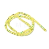 Transparent Electroplate Glass Beads Strands GLAA-Q099-J01-06-2