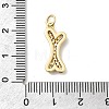 Brass Micro Pave Cubic Zirconia Pendants KK-H529-19G-3