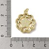 Brass Micro Pave Cubic Zirconia Pendants KK-Q808-17G-3