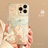 Cute Cartoon Cat TPU Plastic Mobile Phone Cover PW-WGF333E-08-3