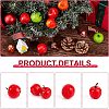 30Pcs 3 Colors Mini Foam Imitation Apples DJEW-CA0001-26-5