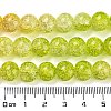 Spray Painted Crackle Glass Beads Strands DGLA-C002-10mm-11-5