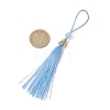 Polyester Tassel Pendant Decoration HJEW-JM03005-06-3