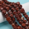 Natural Red Agate Bead Strands G-F464-38-2