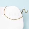 304 Stainless Steel Cable Chain Bracelets BJEW-C134-01D-G-2