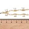 304 Stainless Steel Crystal Rhinestone Pendant Y Necklaces for Women NJEW-F375-01G-01-3