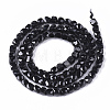Natural Black Spinel Beads Strands LS-G-S362-001-2