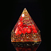 Orgonite Pyramid Resin Display Decorations G-PW0005-05J-1