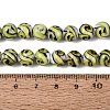 Gold Sand Handmade Lampwork Beads Strands LAMP-N037-08C-4