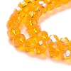 Electroplate Glass Beads Strands EGLA-A034-T1mm-L11-3