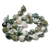 Natural Tree Agate Beads Strands G-NH0015-D04-01-3