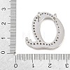 Brass Micro Pave Clear Cubic Zirconia Pendants CU-CBA8481-01P-Q-3