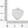 304 Stainless Steel Pendant Cabochon Settings STAS-L313-02P-3