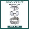 1 Set CCB Plastic Bangles Sets for Women BJEW-SP0001-36-2