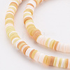 Handmade Polymer Clay Bead Strands CLAY-T002-4mm-77-3