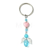 Glass & Acrylic Pendant Keychain KEYC-JKC00642-03-1