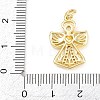 Brass Micro Pave Cubic Zirconia Pendants KK-F938-38G-04-3
