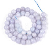 Natural Chalcedony Beads Strands G-S333-8mm-004-01-3