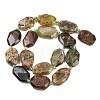 Natural Green Garnet Beads Strands G-B125-P24-01-3