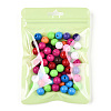 Macaron Color Plastic Yin-yang Zip Lock Bags OPP-N001-01E-03-3