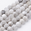 Natural White Crazy Agate Beads Strands G-J376-14-10mm-1