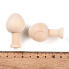 Unfinished Wood Mushroom Ornaments WOOD-T032-07-3