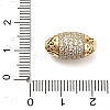 Brass Micro Pave Cubic Zirconia Beads KK-L229-022G-3