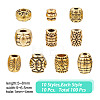 HOBBIESAY 100Pcs 10 Styles Tibetan Style Alloy Beads FIND-HY0003-50-2