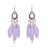 Alloy Rhinestone Teardrop Dangle Earrings FS-WGBDF6F-02-1