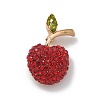 Apple Alloy Brooches JEWB-Q004-05KCG-4