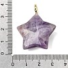 Natural Banded Amethyst Pendants G-Z157-01G-09-3