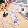 Cotton Blank Bookmarks AJEW-WH0643-200B-04-5