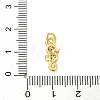 Brass Micro Pave Cubic Zirconia Charms KK-I381-07G-03-3