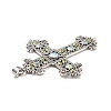 Alloy Rhinestone Big Pendants PALLOY-P278-01AS-3