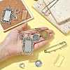 DIY Rectangle Pendant Making Kits DIY-FS0009-40-8