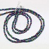 Electroplate Non-magnetic Synthetic Hematite Beads Strands X-G-J169B-2mm-05-2