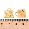 304 Stainless Steel Enamel Pendants STAS-A136-01G-06-3