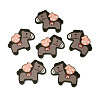 Printed Wooden Pendants WOOD-T033-01A-1