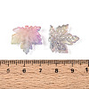 Baking Paint Transparent Glass Pendants DGLA-N014-11B-02-3