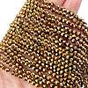 Transparent Electroplate Glass Beads Strands X-EGLA-A039-T3mm-UA11-1
