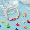 80Pcs 8 Colors Handmade Polymer Clay Beads CLAY-YW0001-42-7
