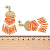 Brass Chandelier Earrings for Women EJEW-MZ00757-03-5
