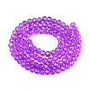 Baking Paint Glass Beads Strands EGLA-Q120-D-A02-2